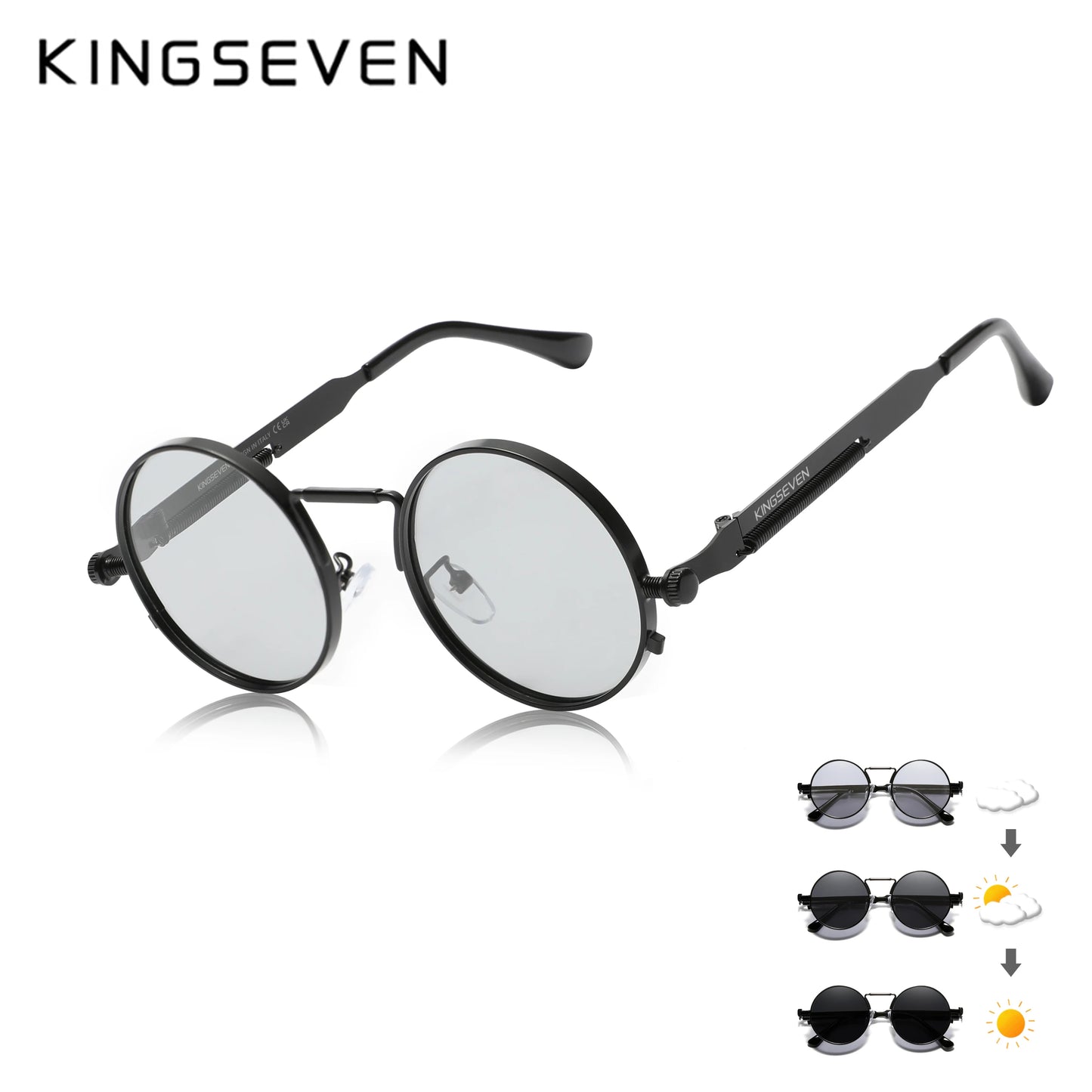 Retro Steampunk Polarized Sunglasses