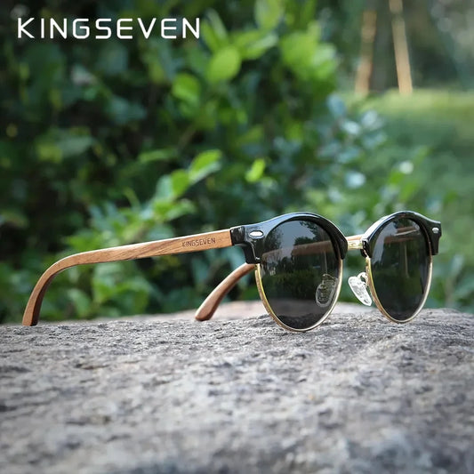 Classic Walnut Polarized Sunglasses