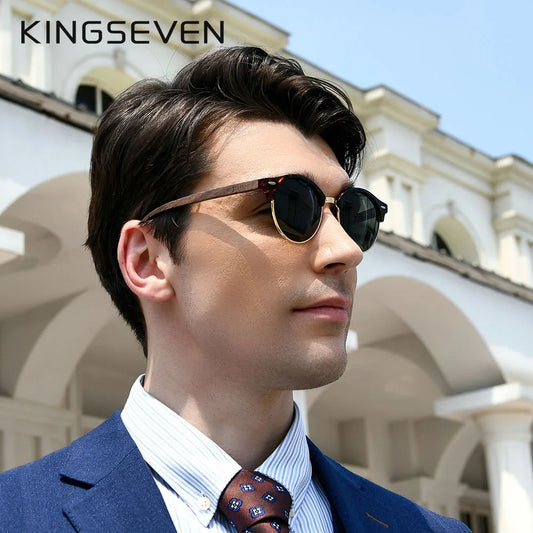 Classic Walnut Polarized Sunglasses